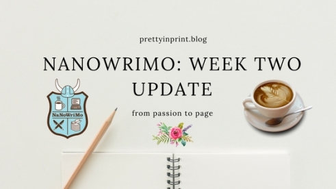 Nanowrimo Week Two Update